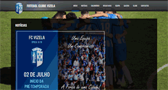 Desktop Screenshot of fcvizela.pt